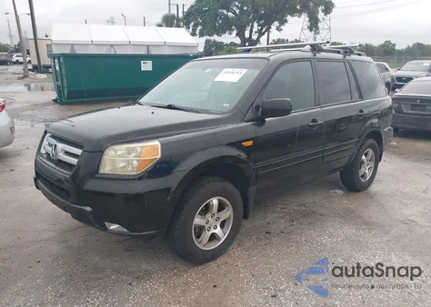 2007 Honda Pilot Ex-L from USA, damaged, VIN 5FNYF28577B028130
